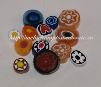 Millifiori n°10 Mix Gros  12-14 mm, par 50g