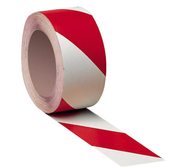 Ruban de signalisation bicolore 5 cm x 100 m