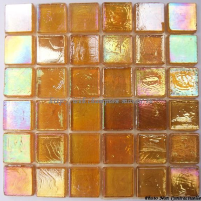 Emaux Venitiens Sicis  Tangerine, à la plaquette