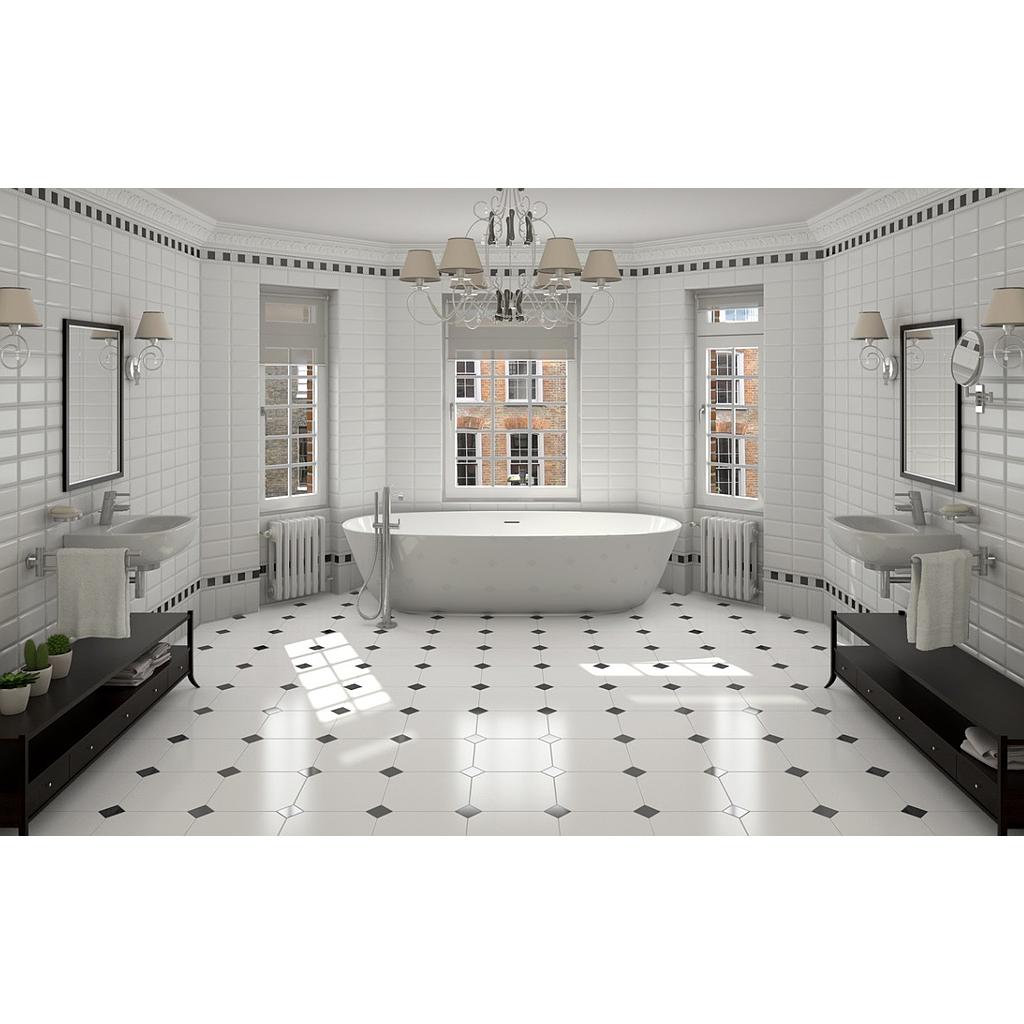 Grés Octogone Monocolor, 31.6 x 31.6 cm, Vendu au m², 1 Bte = 0.95 m²