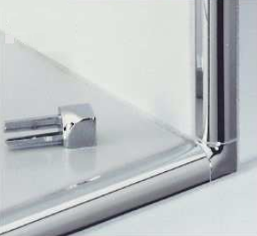 Angle Rentrant pour profilé mural - Rondec-MC/IV - Laiton Chromé