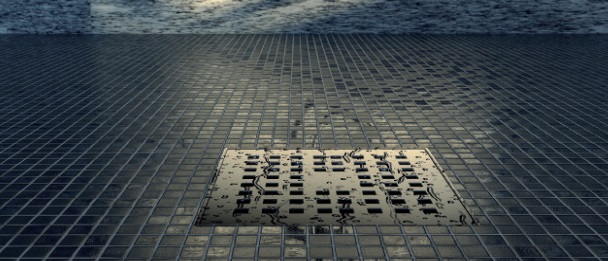 Plaque de mosaique, Marbre, 30 x 30 cm, Vendu au m², 1 Bte = 1 m²