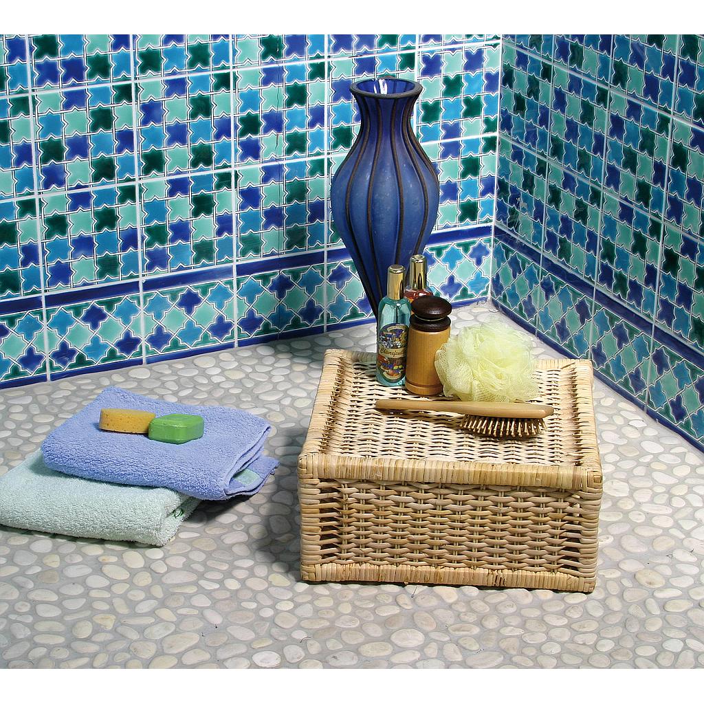 Angle Decors Andalous, 15 x 15 cm, ep. 8 mm, Vendu à la pièce