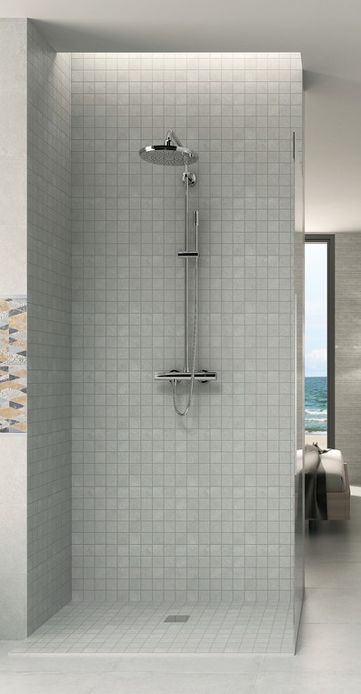 Grès Cérame Emaillé Boston Mosaic Mystic, 5 x 5 cm, Vendu au m², 1 Bte = 1 m²