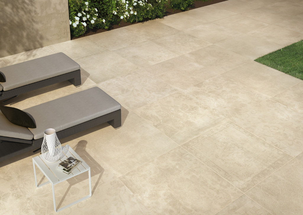 Grès Cérame Portland 3.0 Decoro Mood, 120 x 120 cm, Ep. 6.5 mm, Vendu au m², 1 Bte = 2.88 m²