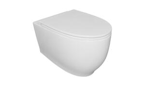 Fly - WC Suspendu avec Abattant - 53 x 37 x h.35