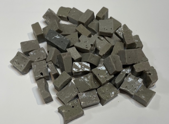 Smalts Antiques - Gris Souris, Par 100g