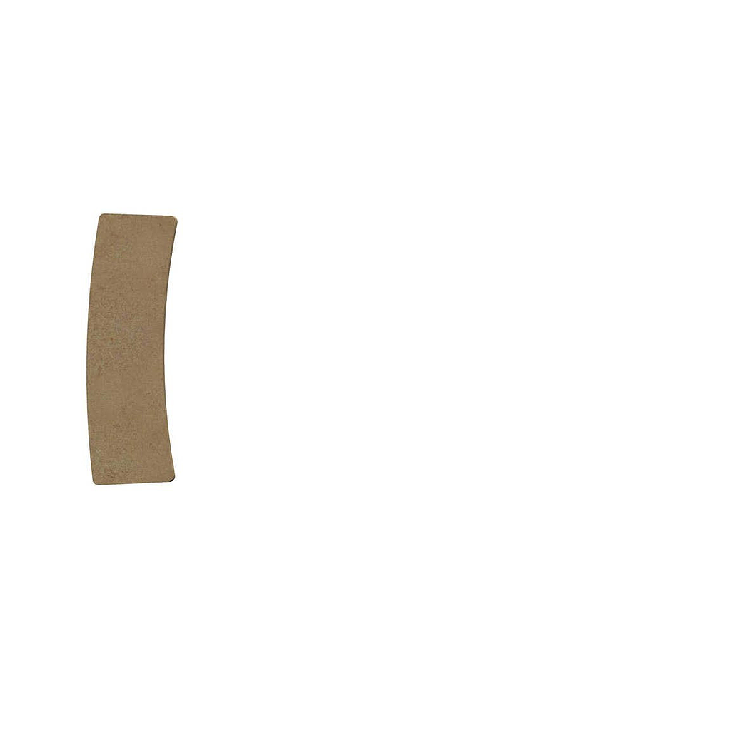 Lettre «I» Majuscule Arrondie 8 cm