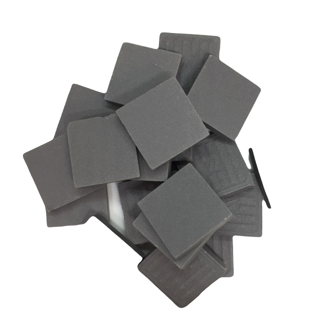 Gres Cerame 2 x 2 cm - Gris Ardoise, par 100 gr