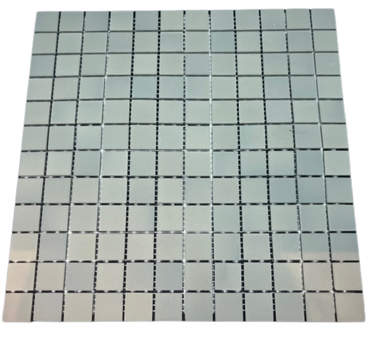 Grès Cérame 2,5 x 2,5 cm - 0131 Cinzento, à la plaque