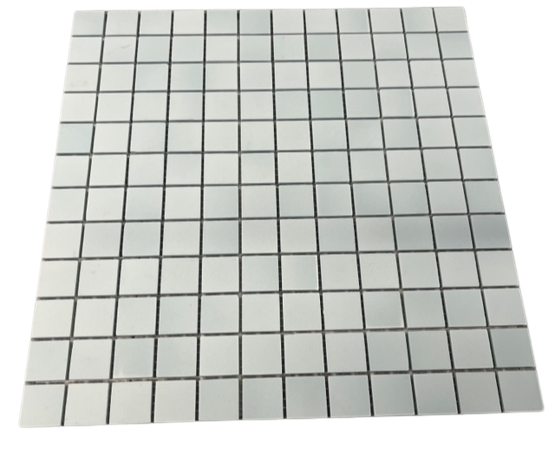 Grès Cérame 2,5 x 2,5 cm - 0346 Azul Celestite, à la plaque 