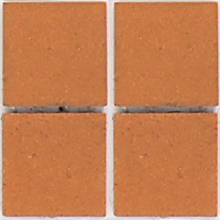 Grès Cérame Paray 2 x 2 cm - Orange, Vendu à la boîte de 20kg