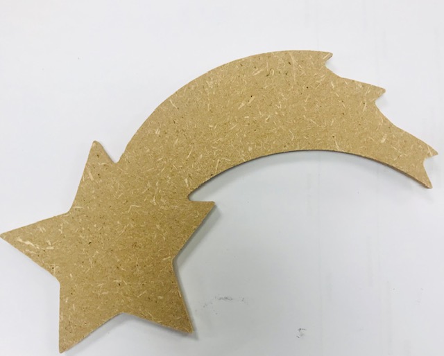 Etoile filante 19 X 9 cm