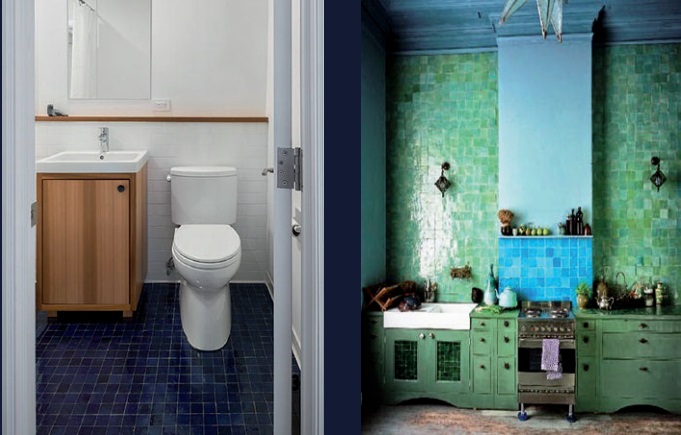 Zellige Carreaux, 10 x 10 cm, Ep. 11 mm, Vendu au m², 1 m² = 100 pcs 