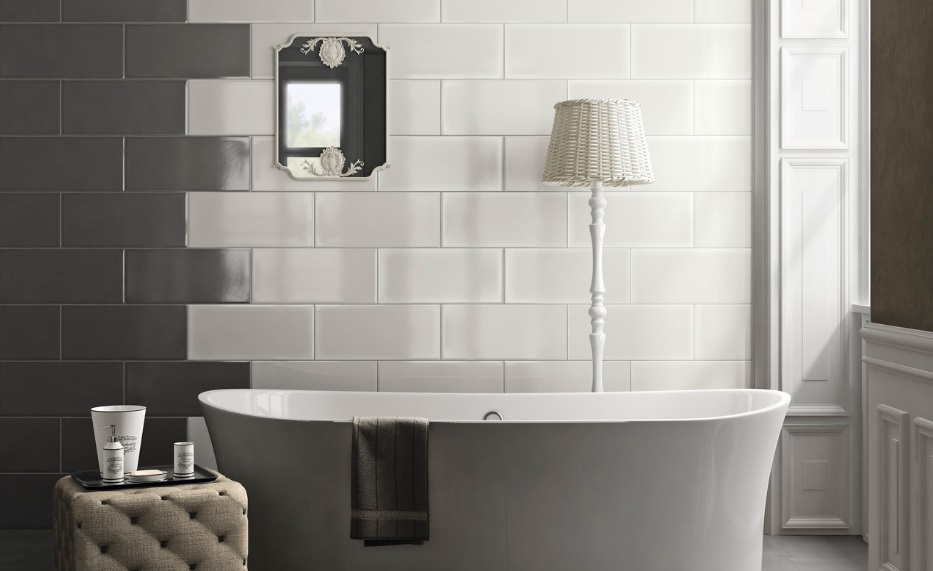 Faïence Calx,  10 x 30 cm, Vendu au m², 1 Bte = 1.02 m² 