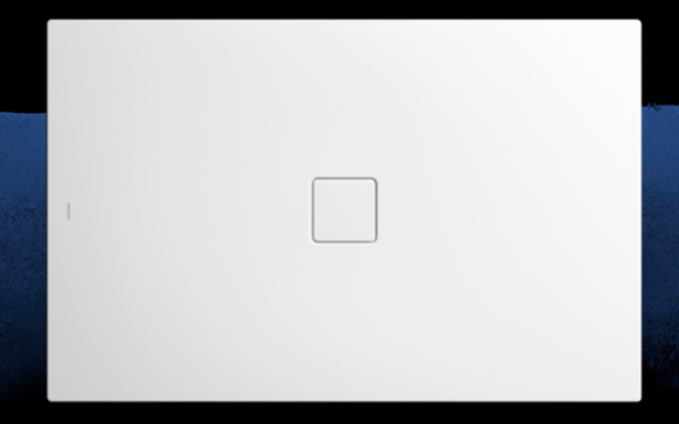 Receveur de douche Conoflat avec support, Acier Émaillé 