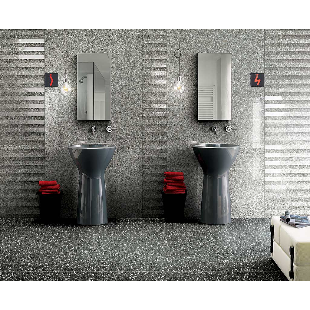 Grès Cérame, Le Veneziane Brillant, 60 x 120 cm, ep. 10 mm, vendu au m², 1 bte = 1.44 m²