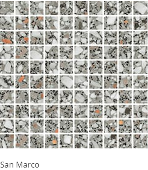 Mosaico, Le Veneziane Mat, 30 x 30 cm, ep. 10 mm, vendu à la plaque, 1 bte = 11 plaques