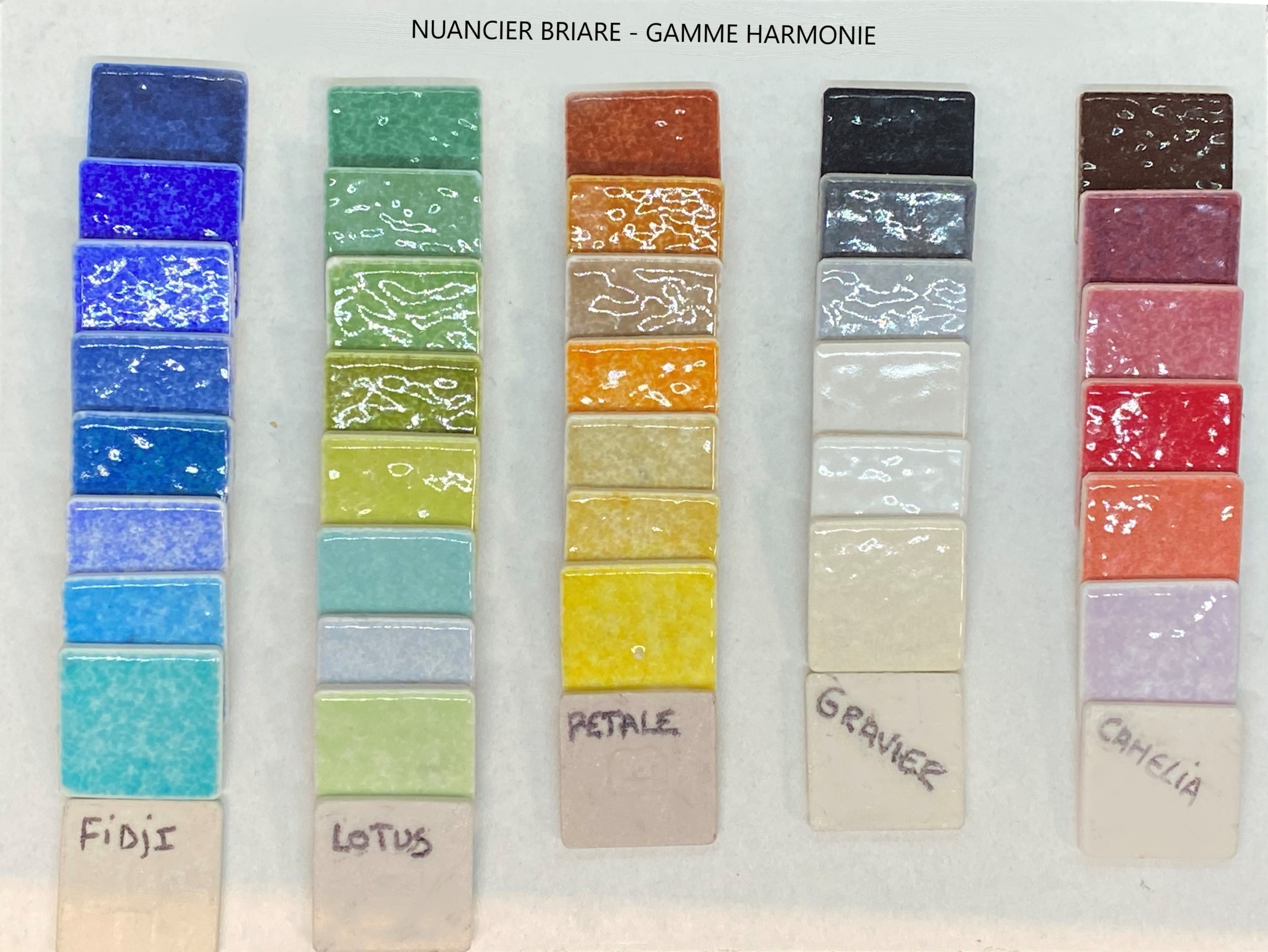 Nuancier Briare - Gamme harmonie